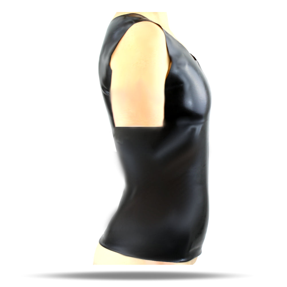 Latex Unterhemd Damen, 2. Schnitt - ärmellos, 0.3 mm dick