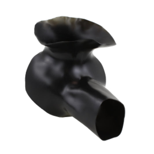 Schwarze Latex Penishülle mit Öffnung