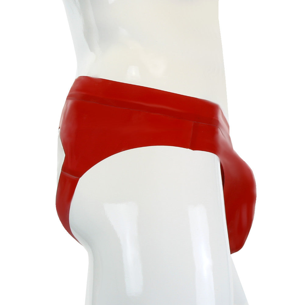 100% Latex Herren Slip Pofrei mit vergrößertem Hodenbeutel