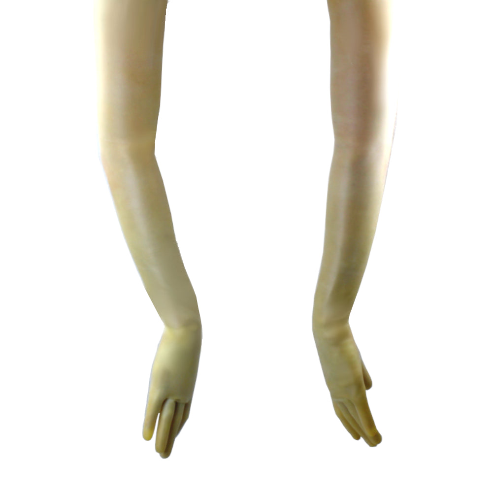 Superlange Transparente Latexhandschuhe 3D Getaucht
