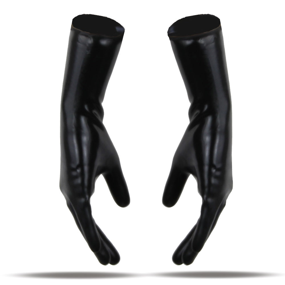Heavy Latex Handschuhe kurz, 3D getaucht
