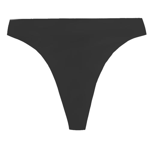 Schwarzer Latex Damen Tanga