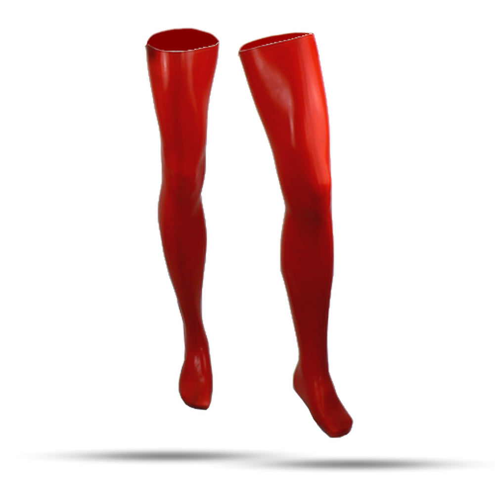 Superlange Latex-Strümpfe