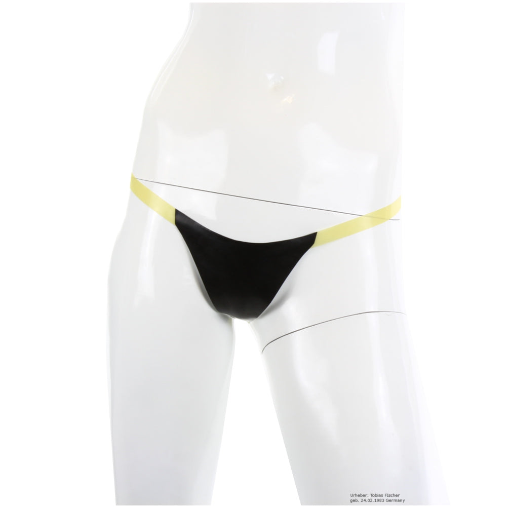 Damen Latex String Tanga aanatomisch geformt