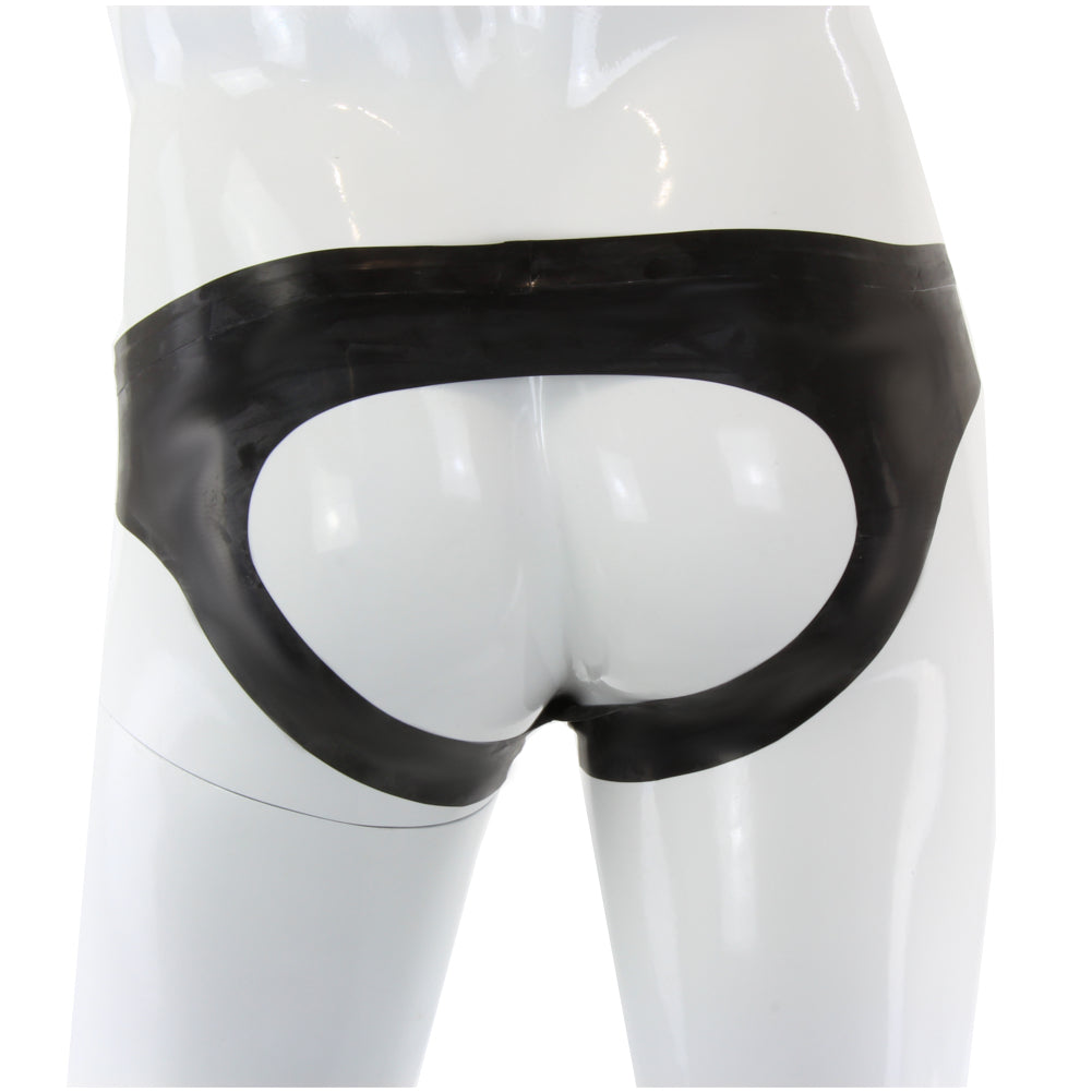 100% Latex Herren Slip Pofrei mit vergrößertem Hodenbeutel