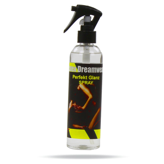 Perfekt Glanz Spray von LatexDreamwear in 250 ml Pumpsprayflasche.