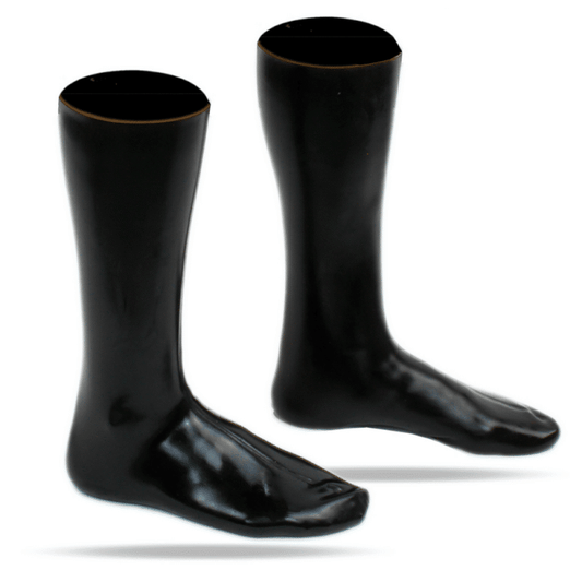 Latex Socken seitenansicht Damen