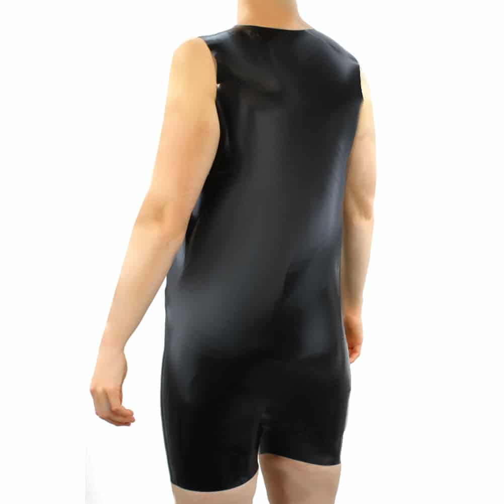 Latex Catsuit Herren in schwarz