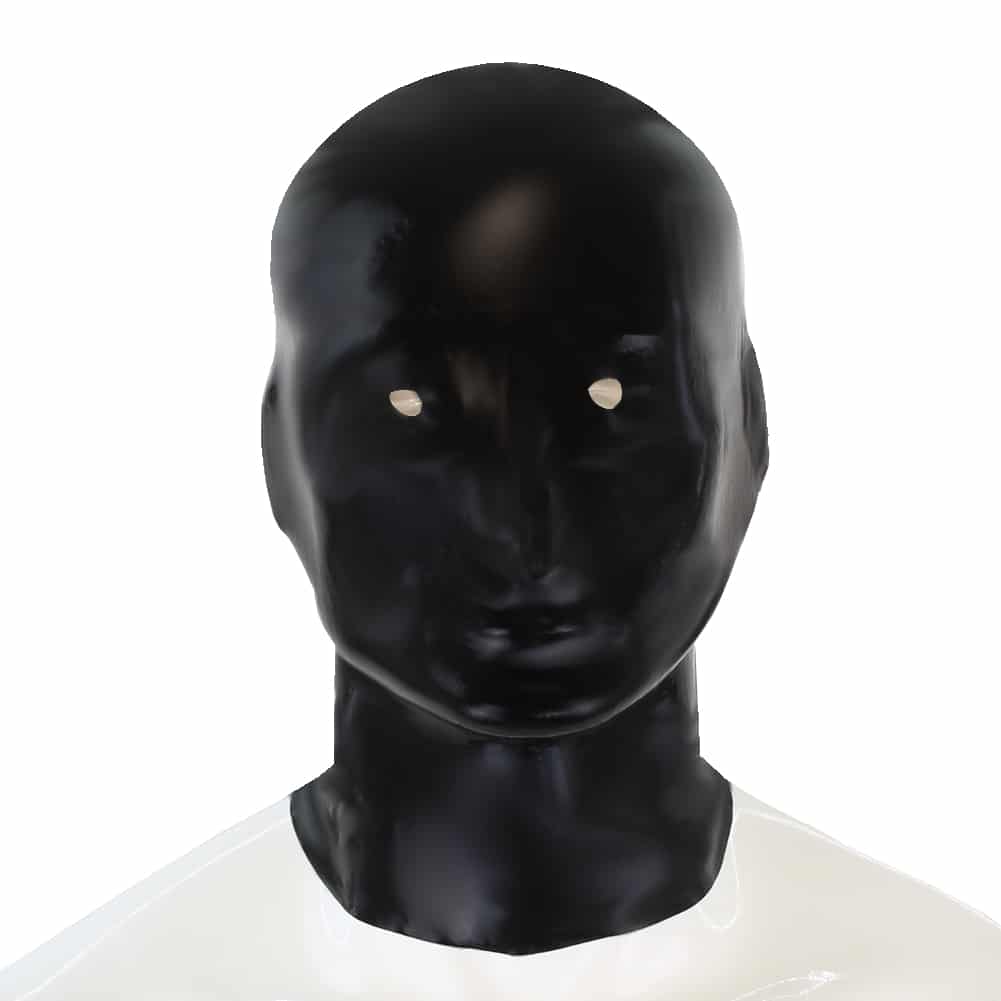 Anatomische Latexmaske 3D-getaucht mit ausgeprägten Ohren von LatexDreamwear.