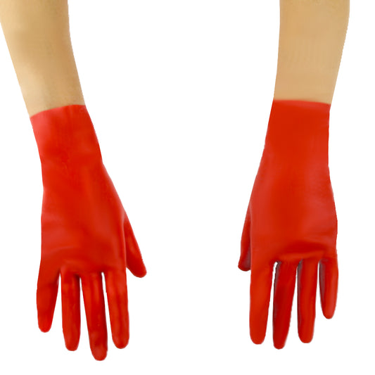 Kurze Latex Handschuhe 3D getaucht