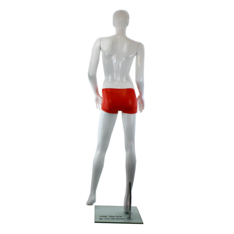 Hochwertige Latex Hotpants, perfekt verarbeitet, in roter Farbe.